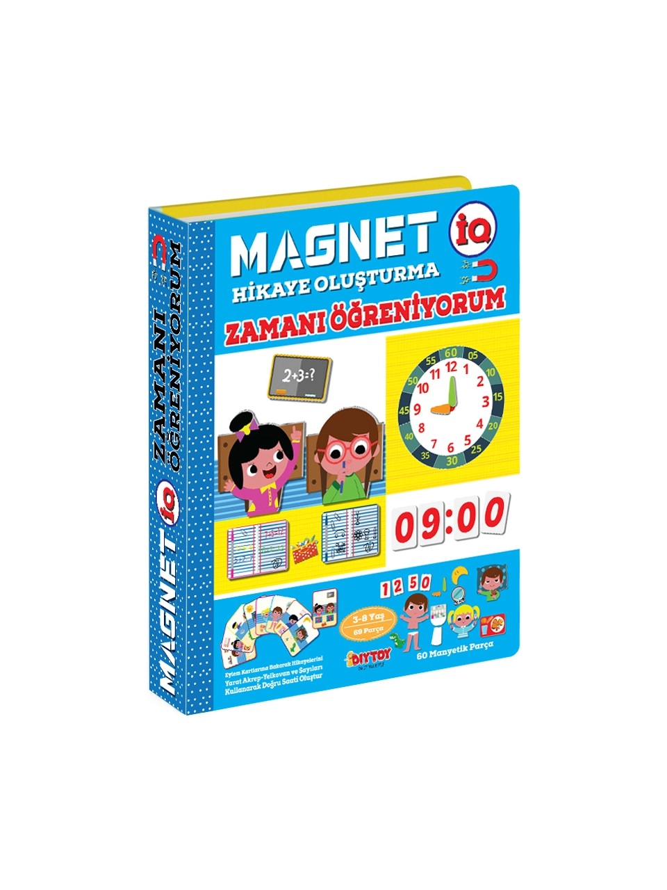 DiyToy Manyetik Magnet Hikaye Oluşturma Zamanı Öğreniyorum