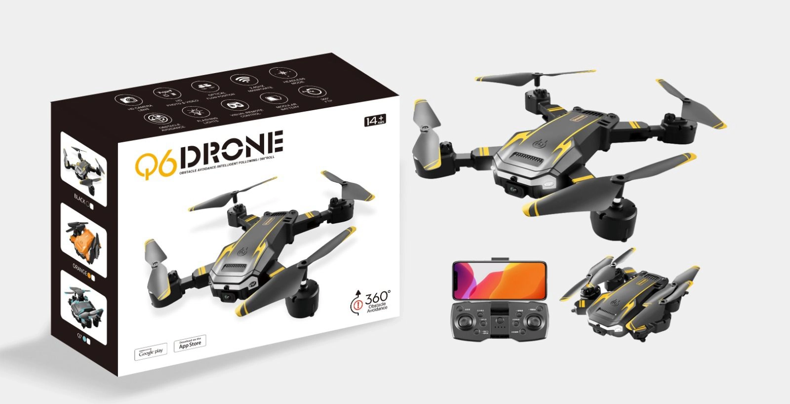 Q6 Kameralı Drone