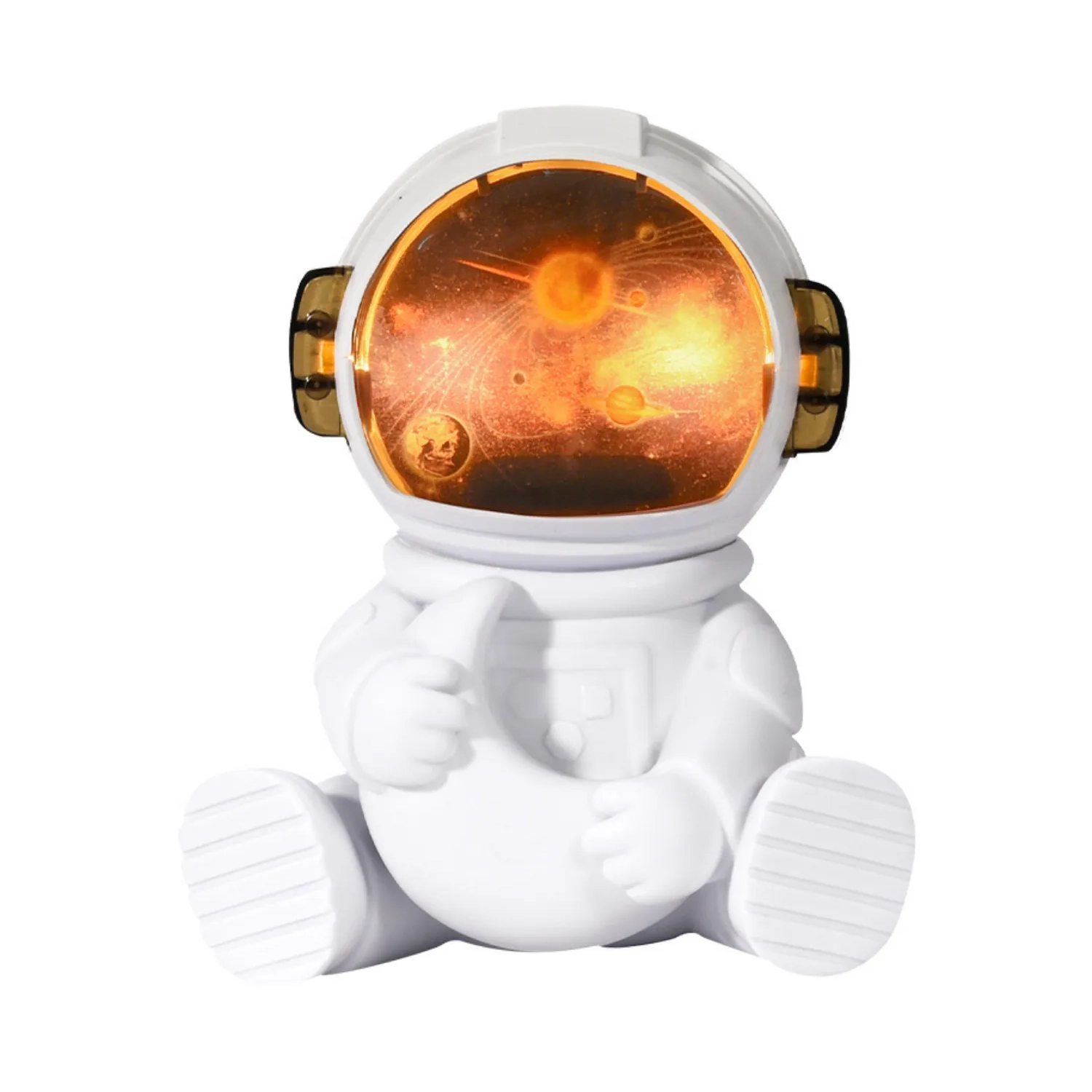 Astronot Ay Şekilli Gece Lambalı 220 ml Ultrasonik Hava Nemlendirici