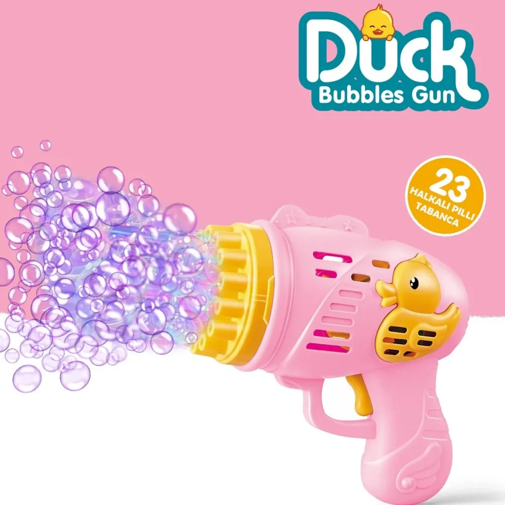 Kayyum Ördekli Pilli Köpük Tabanca Pembe