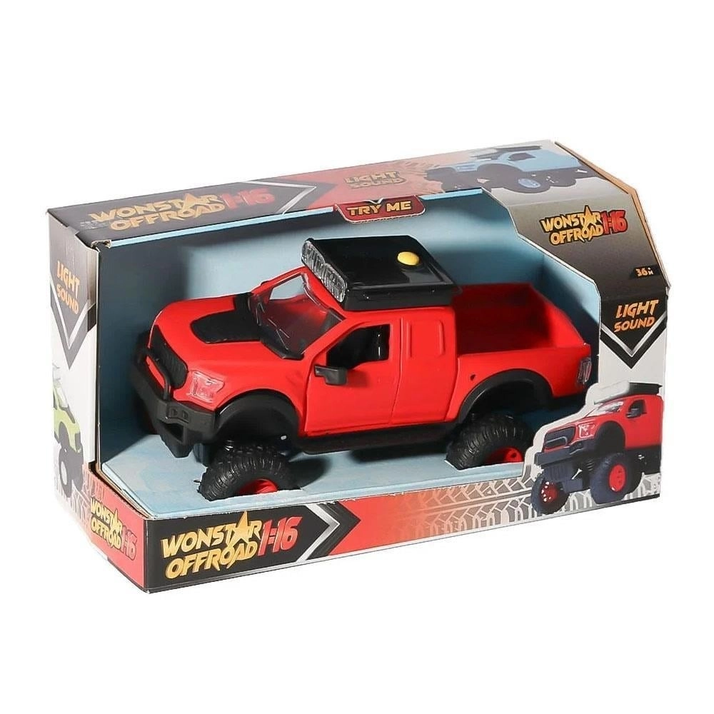 Zuzu Oyuncak Sesli ve Işıklı Wonstar Offroad Araba