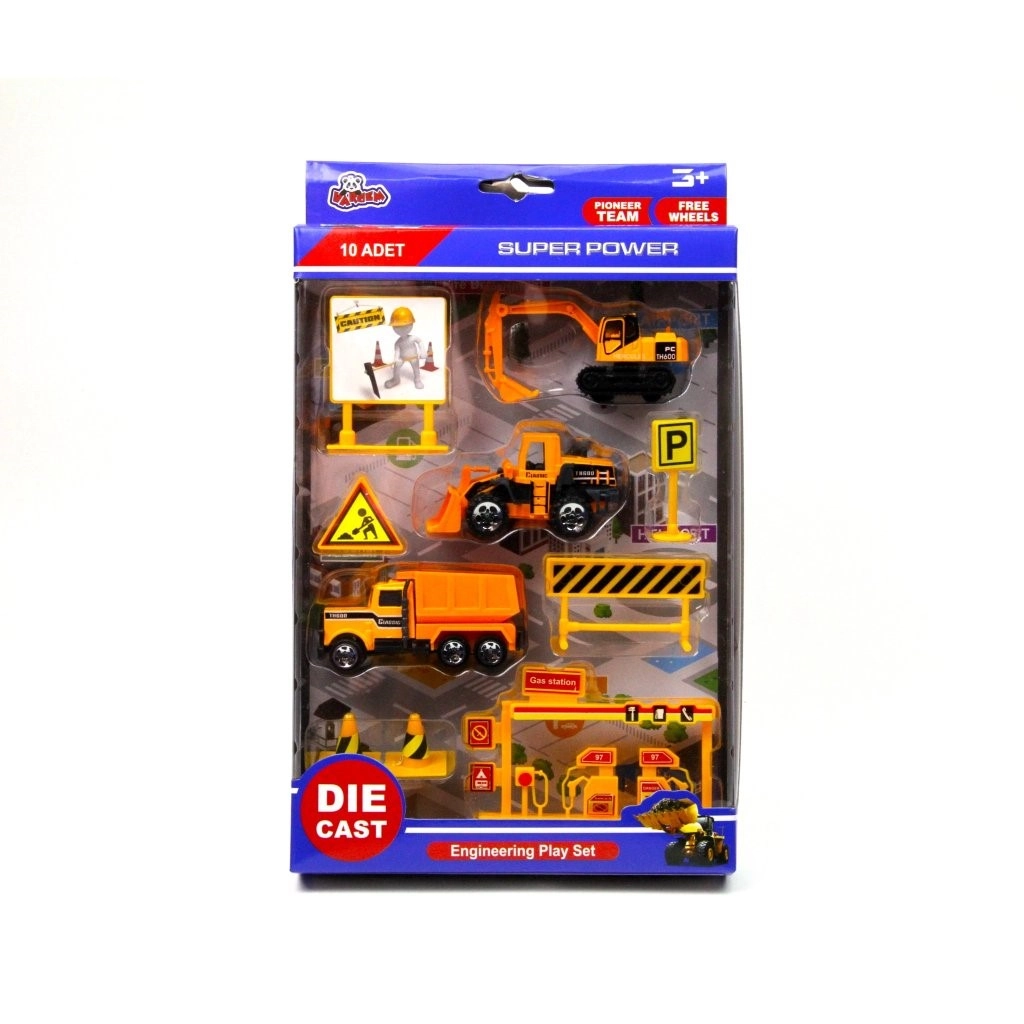 Vardem Kutulu 10Pcs 4 Asorti Kurtarıcı Araç Set 1:64