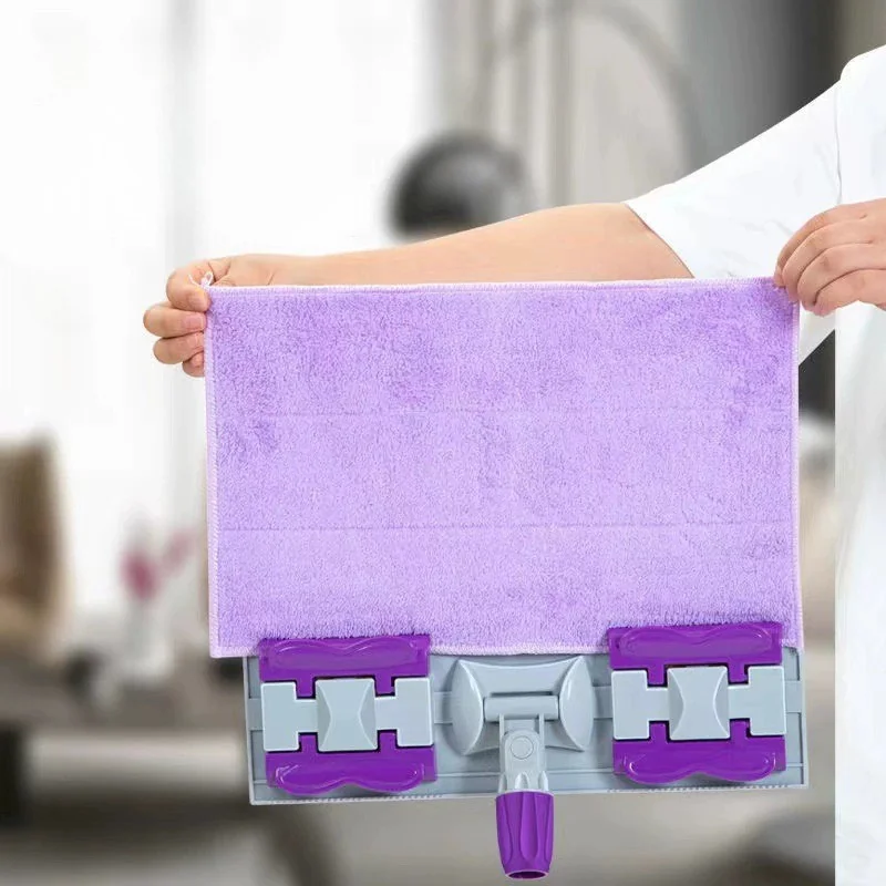 Yer Duvar Fayans Cam Temizlik Mikrofiber 4 Mandallı Mop