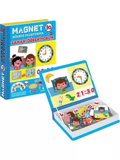 DiyToy Manyetik Magnet Hikaye Oluşturma Zamanı Öğreniyorum